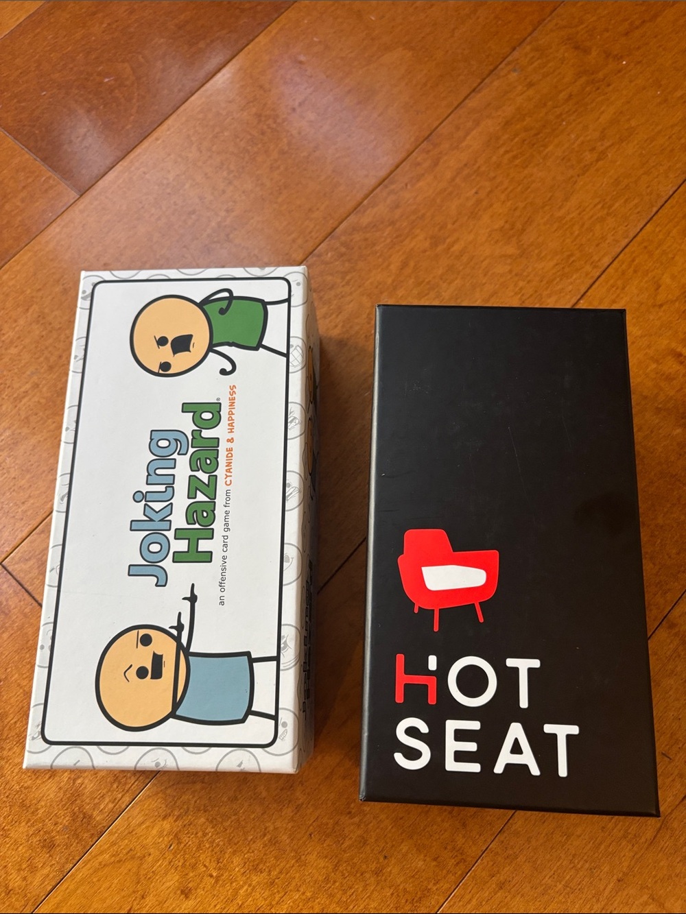 2 Party Games- Joking Hazard and Hot Seat